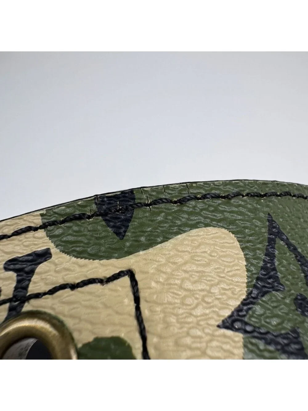 Louis Vuitton Ceinture Monogram Moflage Belt Takashi Murakami Leather Green